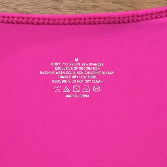 Pink Long Sleeve Bodysuit - Picture 5 of 6